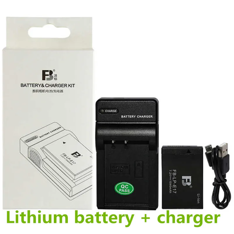 

LP-E17 LP E17 Camera Battery +charger Digital camera battery for Canon EOS 750D 760D M3 M5 professional camera battery