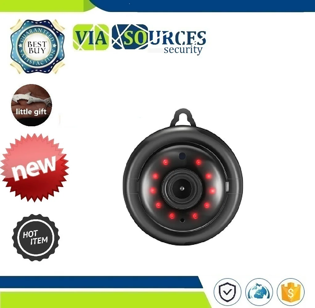 

Smart Home Security IP Camera Onvif Monitor Baby Monitor 2.1mm Lens 1080P Wireless Mini WIFI Night Vision