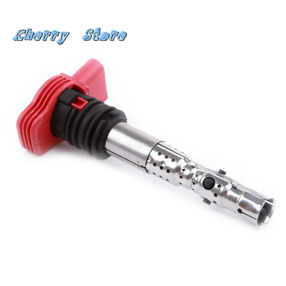 Новые UF-483 красные катушки зажигания для VW Volkswagen Jetta MK4 Bora Golf Passat B5 Audi A4 Quattro A6 06C905115M |
