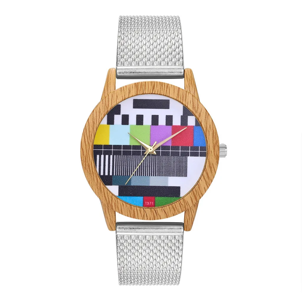 

Quartz Watch Men's High-end Blue Glass Life Waterproof Distinguished Men and Women Couple Table F-011 Bamboo Pattern Strap