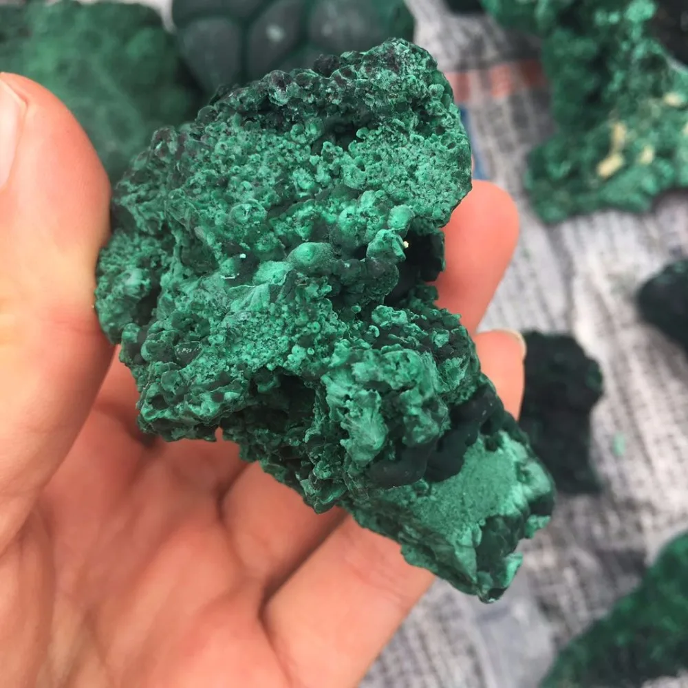 Натуральный шелковистый Зеленый Малахит грубый камень кварц кристалл кластер руды драгоценный камень минеральный камень образец
