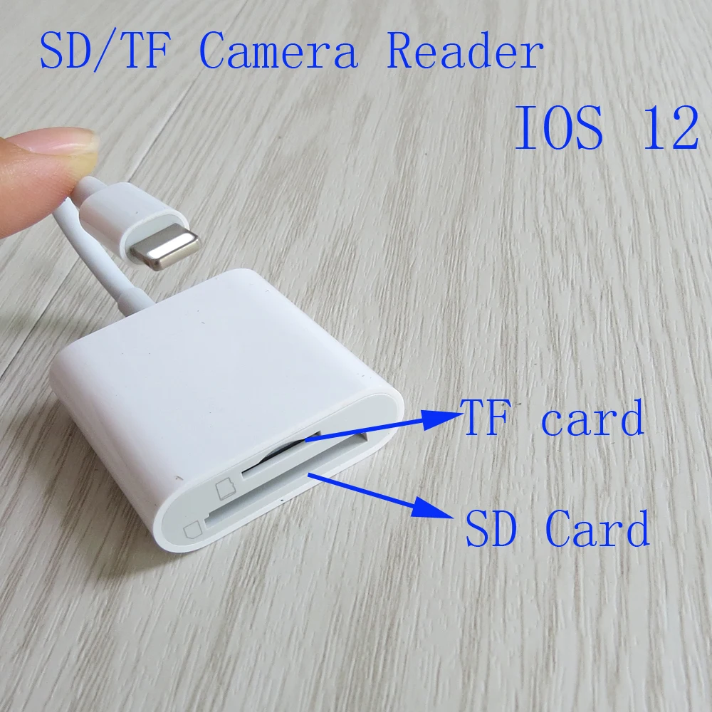

Trail and Game Camera Viewer to TF/SD Card Reader(2 in 1) for x support ios 13