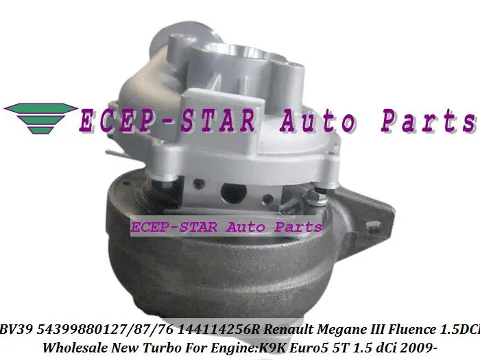 BV39 54399880127 54399700087 54399700076 144114256R turbo turbocharger for Renault Megane III Fluence 1.5L DCI K9K Euro5 5T 09- (4)