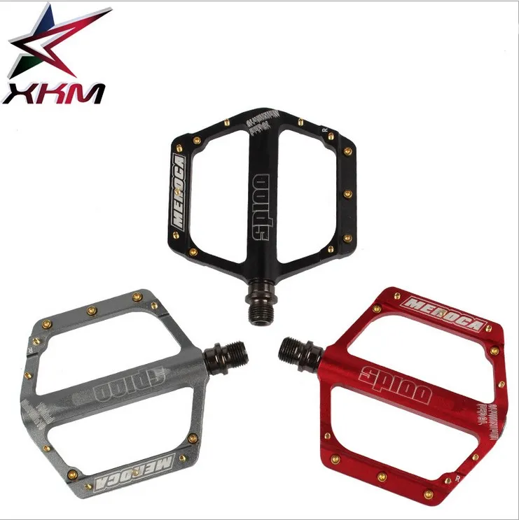 

MEROCA MTB Pedal Aluminum Alloy Bicycle Bearing Bicycle Pedal Anti-slip Ultralight Bearing Pedals Bicycle Outdoor Accessories