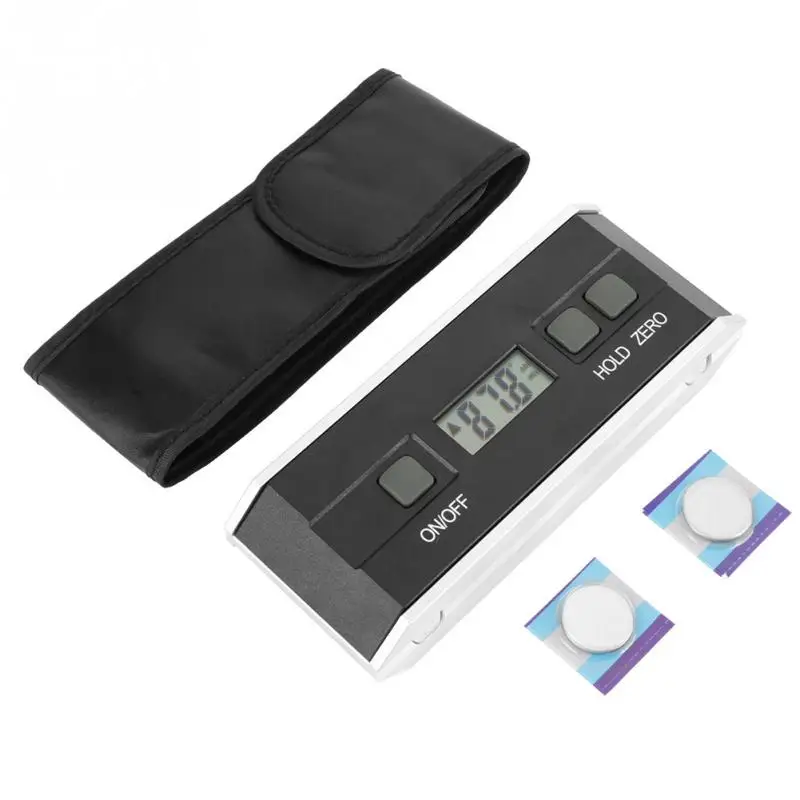 

Newstyle Digital LCD Magnetic V-Groove Protractor Angle Finder Level Inclinometer 4 x 90 degree Level Measuring Tools