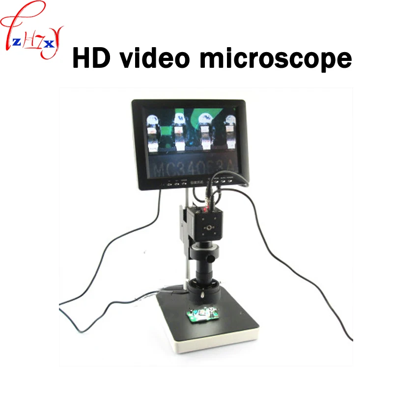 

1pc 100-240V Electronic HD video microscope electronic video microscope apply to mobile phone circuit board maintenance
