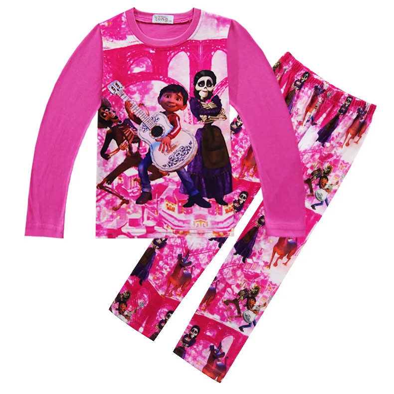 Коллекция года, Весенняя детская одежда Coco детская одежда пижамные комплекты для мальчиков одежда для сна для девочек с героями мультфильмов пижама для девочек Детская Пижама