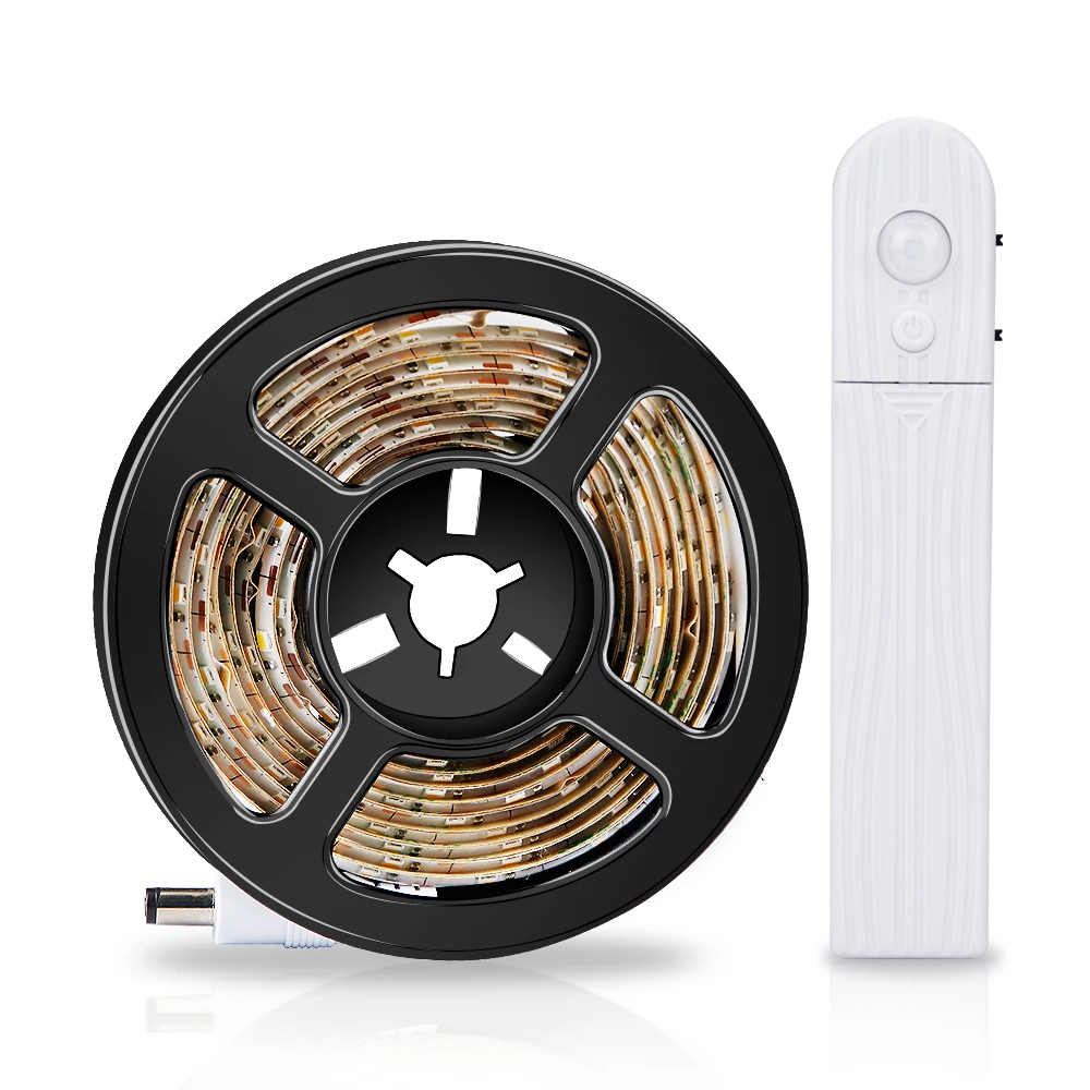 

Night Light Motion Sensor Light LED Strip Waterproof PIR LED Cabinet Lamp Tape 5V LED Wall Lamp Wardrobe TV Background Lighting