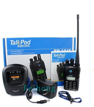 

Black Walkie Talkie Talkpod Tp-uv5 Uhf Vhf 136-174mhz 400-480mhz Fm Radio Monitor Scan Two Way Radio