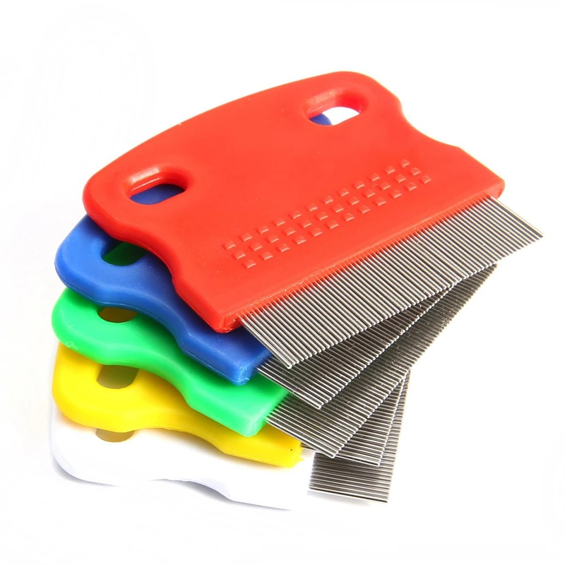 10pcs/lot Pets Dogs Comb For Nits Lice Pocket Pet Grooming Comb Get Rid