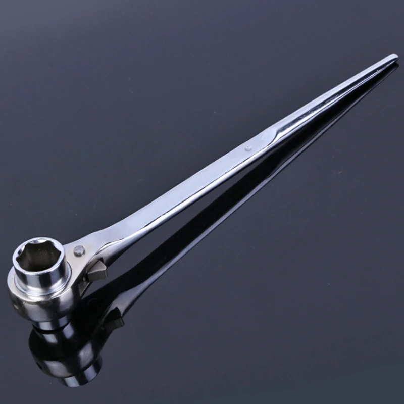1PCS 14 24 Bi directional tip ratchet wrench hexagonal plum