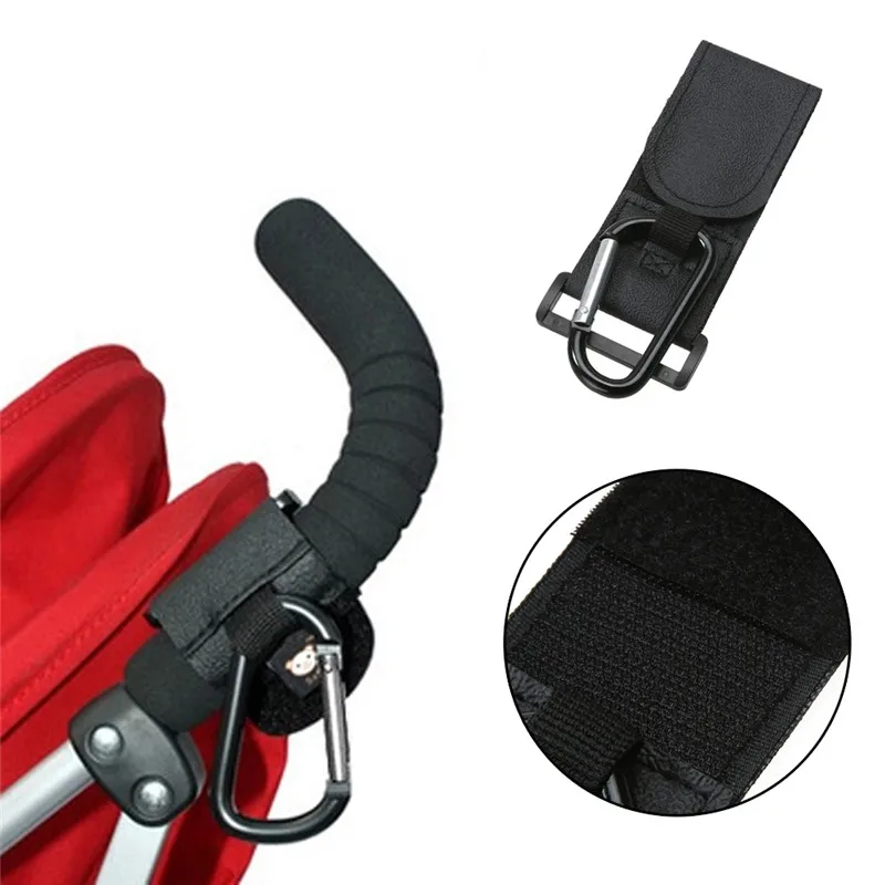 

Pu Magic Stick Baby Stroller Accessories Hook Pram Pushchair Hanger Hanging Baby Car Carriage Hook For Trolley Carabiner Clip