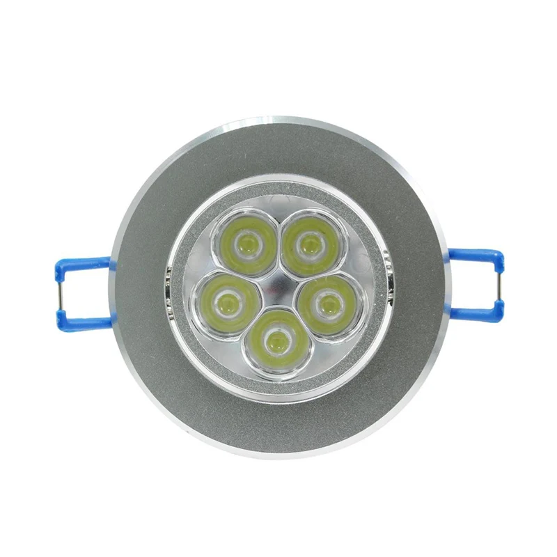 1/2/5pcs 5W LED Ceiling Light Recessed Dimmable Lamp Downlights for Living Room Office LB88