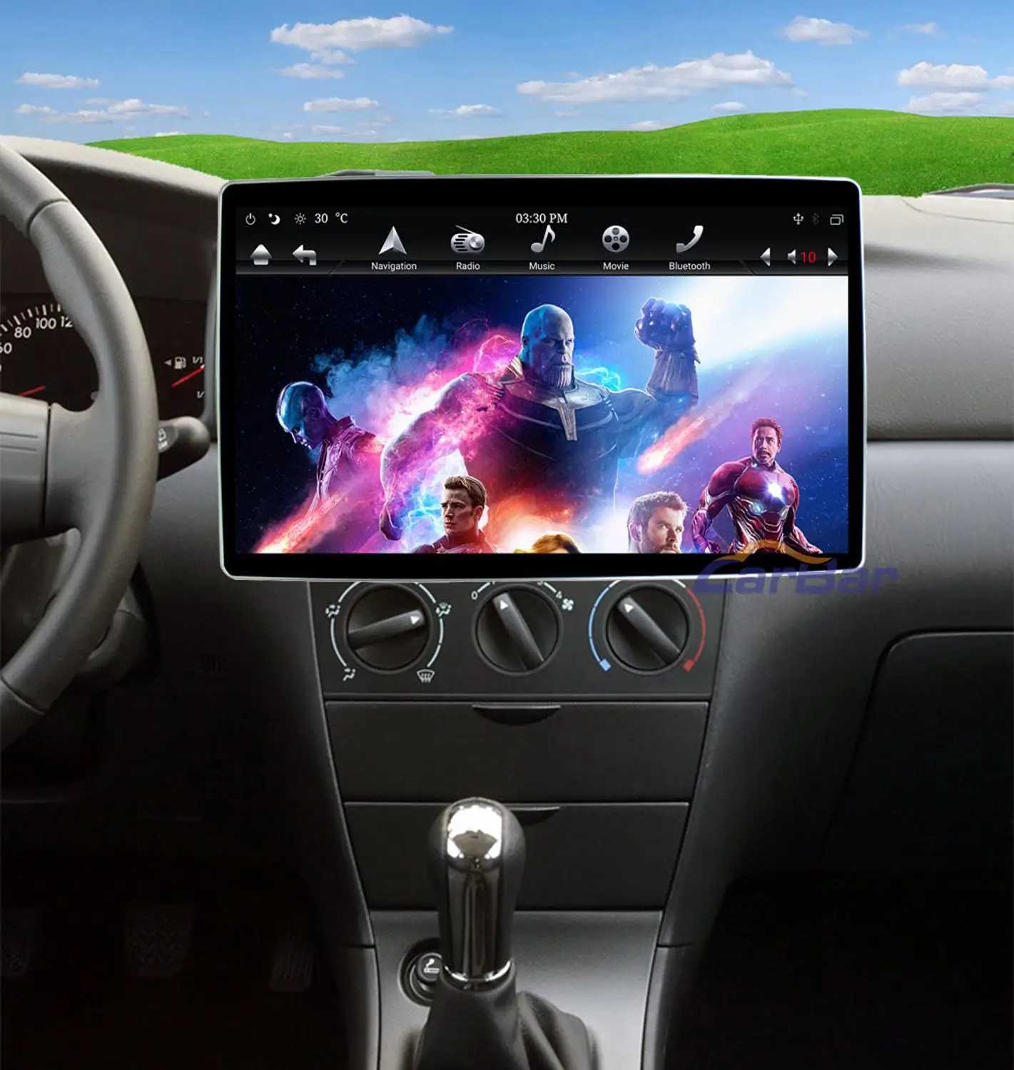 Carbar 12," Tesla стиль вращения ips экран Android 8,1 автомобильный DVD gps радио плеер для старой пластиковая пилочка для ногтей RAV4 Prado Vios