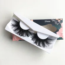 25 мм норковые ресницы Volumn 3D норковые макияж ресниц Длинные Накладные ресницы удлинение натуральные накладные ресницы толстые накладные ресницы