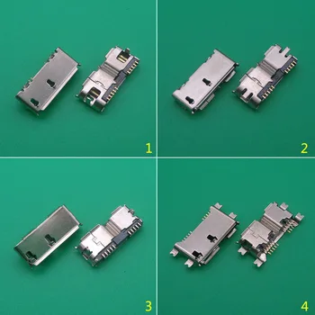 

32pcs 4 models Micro USB 3.0 10P female connector SMT/DIP/ Vertical charging socket port plug dock for laptop phone