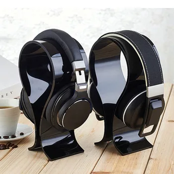 

Wholesale Portable Hard Acrylic Universal U Shape Earphone Headset Headphone Holder Hanger Display Shelf Rack Bracket Equipment