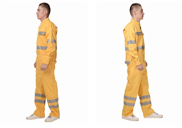 Work Coveralls Men Women Long Sleeve Wear-resistant Working Overalls Reflective Strip Safety Clothing Repairman Factory Uniforms (26)