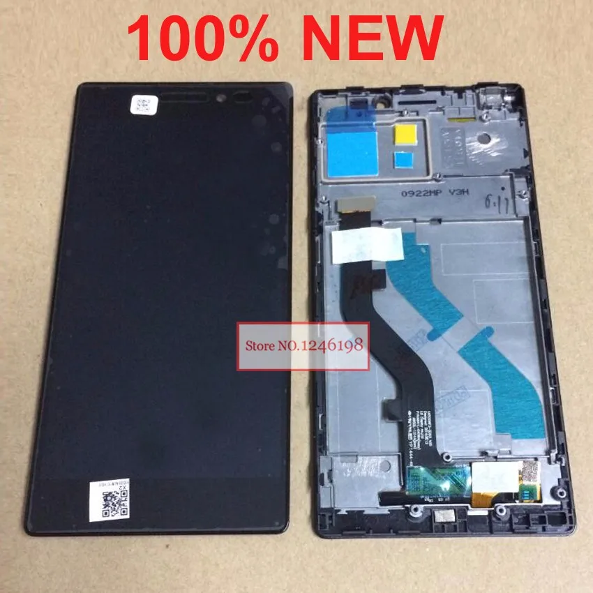 

100% Original New Best Full LCD Display Touch Screen Digitizer Assembly with Frame For Lenovo Vibe X2 Mobile Sensor Parts