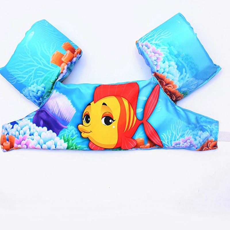 Детский жилет для плавучих бассейнов из пенопласта жилет для плавучести на рукавах одежда для малышей, плавательный спасательный жилет