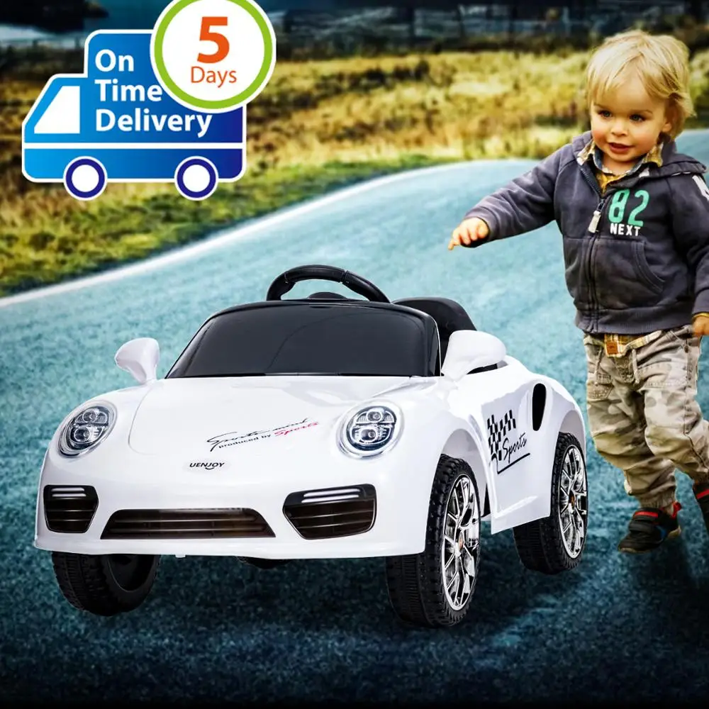 

Uenjoy Kids Ride on Cars 6v Battery Power Kids Electric Vehicles with Wheels Suspension,Music,Remote Control,Headlights and Horn
