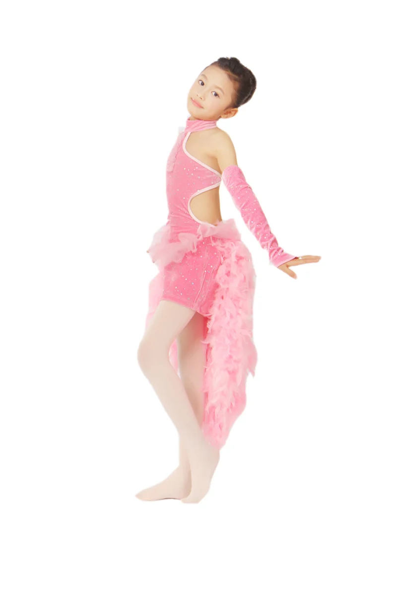 

The new children's new spring and summer 2015 fashion women sexy skirt practice Latin dance costumes 1770