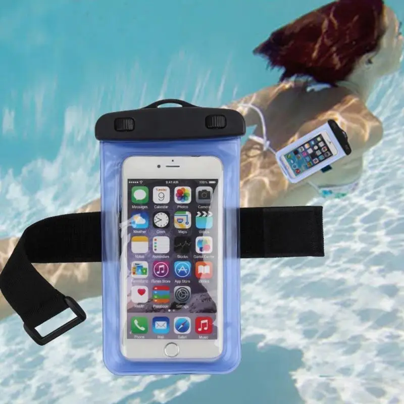 Universal Waterproof Arm Bag Case Cover Underwater Pouch Armband For