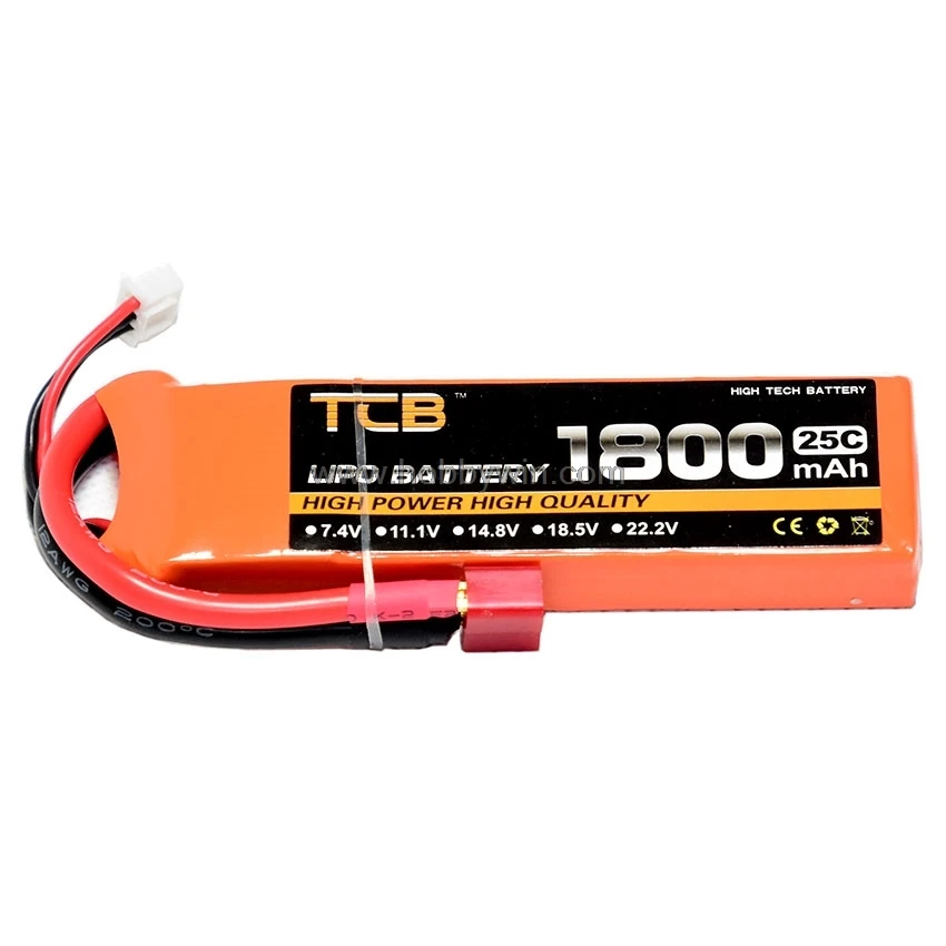 7 4 В/2S 1800 мАч 25C LiPO батарея deans T plug Burst 40C радиоуправляемая модель автомобиля