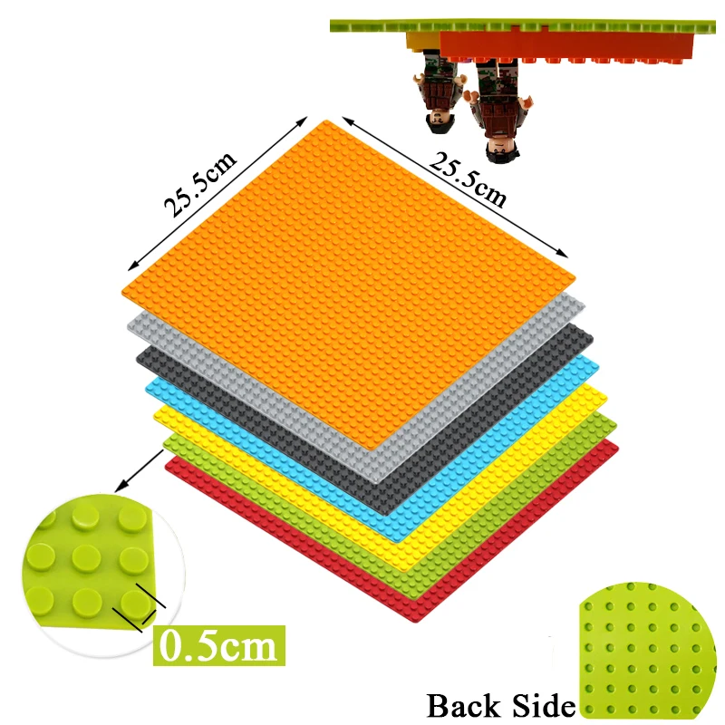 

Classic 32*32 Dots Small Bricks Baseplate Base Plate Board Parts City Compatible Legoings Minecraft Building Blocks Toys For Kid