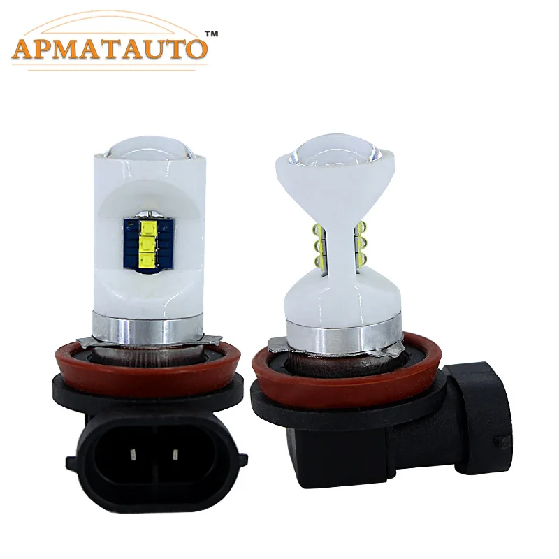 СВЕТОДИОДНЫЕ керамические противотуманные лампы 2xwhite 6000K H11 H8 H7 HB3 9005 9006 HB4 P13W PSX26W XBD