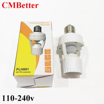 

E27 LED Lamp Holder Converter Smart AC 110V 220V Infrared PIR Motion Sensor Bulb Switch Converter Lamp Holder Adapter switch