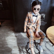 Новые стильные детские вечерние костюм на выпускной, свадебные смокинги для мальчиков на заказ, 2 предмета