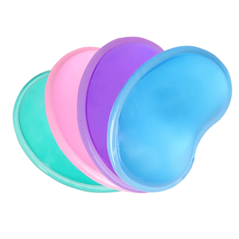 

Translucent Gel Silicone Wavy Mouse Pad Wrist Rest Support For Computer Laptop