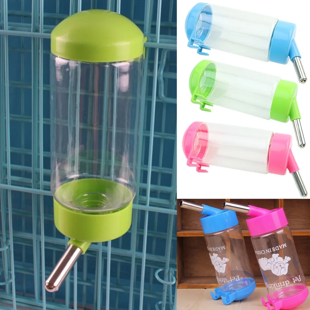 Hot Sell 500ml Pet Water Dispenser Dog Bird Hanging Bottle Auto
