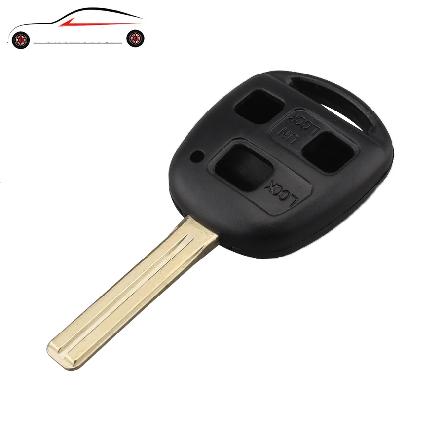 

GORBIN Replacement 3Buttons Remote Fob Case Car Key Shell Fob For Lexus RX300 ES300 Car key shell 40mm Blade