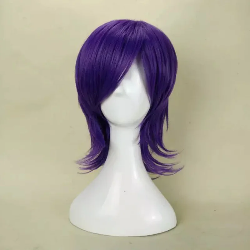 Crespo em Camadas Perucas de Fibra de Alta Hairjoy Masculino Peruca Cabelo Comprimento Médio Homem Cosplay Temperatura Sintética 7 Cores Disponíveis 15 Cheap wig layer