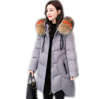 

Winter Women A-Line Jackets Female Loose Down Jacket Hooded Colorful Fur Collar Winter Coats Plus Size5XL Cloak Parkas2018CQ2554
