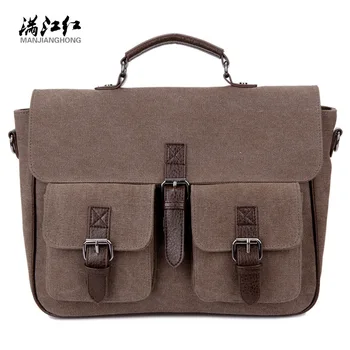 

Brand Fashion men's school backpack Men Vintage backpack canvas shoulder bag