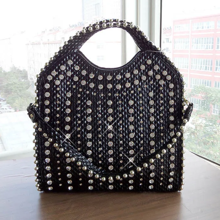 2020 novos diamantes mulheres bolsa de couro