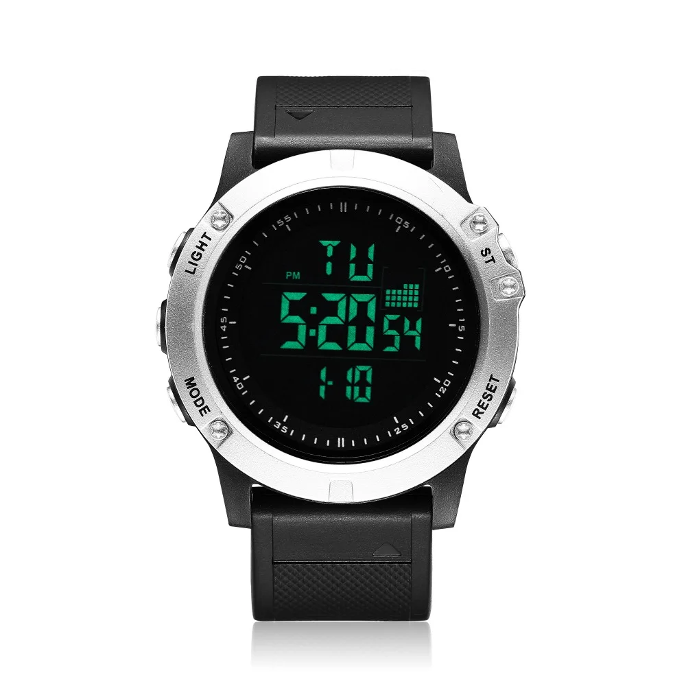 OHSEN цифровой бренд lcd серебряные мужские часы для мальчика reloj hombre 50 м Dive силиконовый ремешок наружные спортивные наручные часы мужские подарки