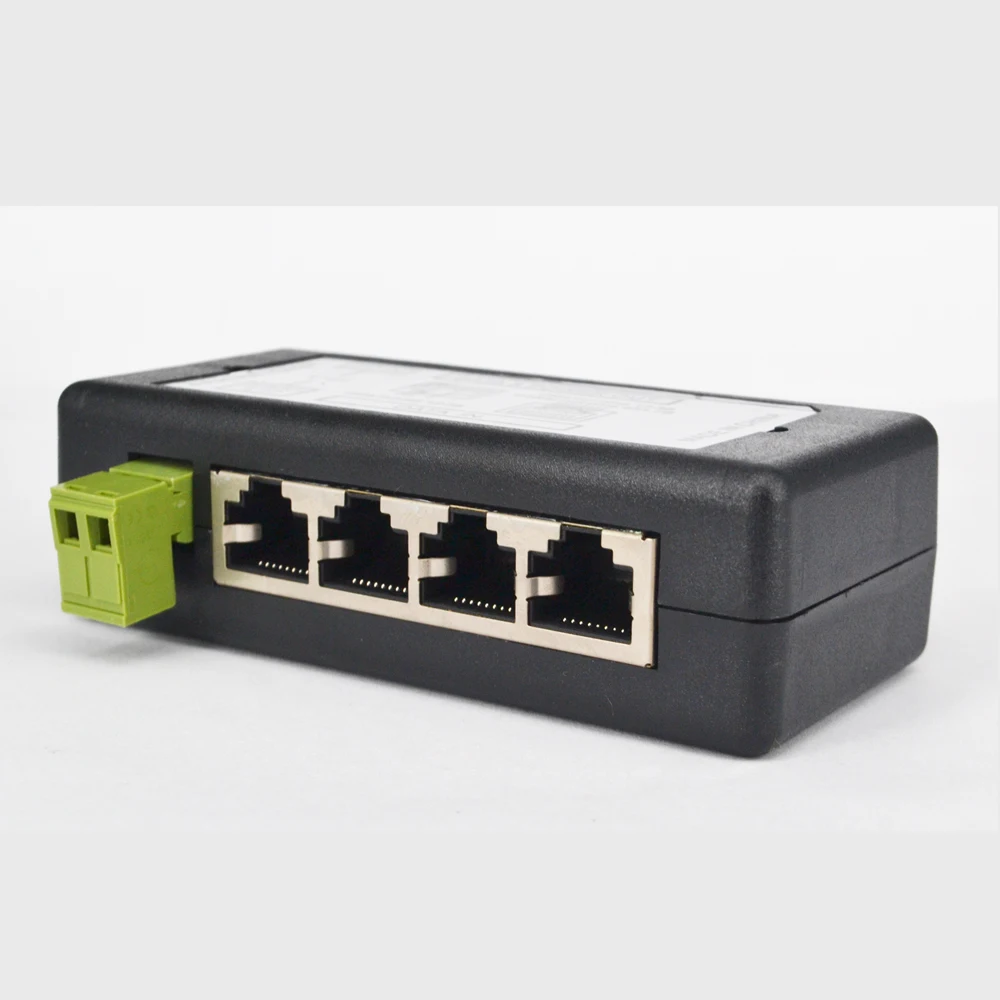 CTVMAN POE инжектор 4ch разветвитель Power Over Ethernet 4 порта разъемы IEEE802.3af/at адаптер питания