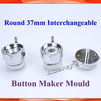 

Round 1-1/2"(37mm) Interchangeable Die Mould for New Pro Badge Machine Button Maker