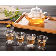 Двухслойная стеклянная чашка пивной Винный Бокал Кружка виски водка кофейная чашка подарок креативные термостойкие прозрачные питьевые чашки