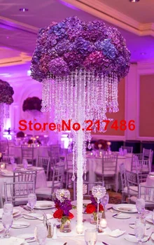 

Decorative tall and larger flower vase wedding table centerpieces