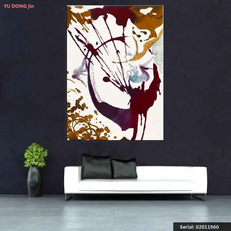 Salvador Dali Still life Abstract oil Painting Drawing art Spray Unframed Canvas straw wine realistic scarf02011960 | Дом и сад