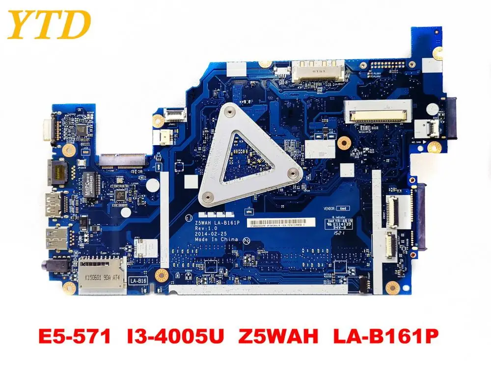 الأصلي لشركة أيسر E5-571G اللوحة المحمول E5-571 I3-4005U Z5WAH LA-B161P اختبار جيد شحن مجاني