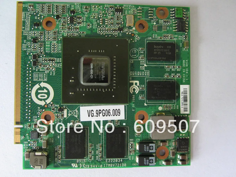 Для acer Aspire 4930 6920 6930 7720 8730 ноутбук nVidia GeForce 9600 м GT G96-630-C1 MXM Графика видеокарта 1GB привод