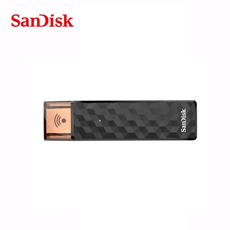 100% Оригинал SanDisk SDWS4 Подключение Беспроводная Флешка USB флеш накопитель Wi Fi + 2 0