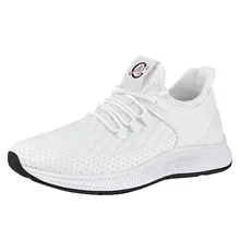 SAGACE Calzados informales tejidos de los hombres transpirables gimnasio al aire libre suave inflor deportes salvajes