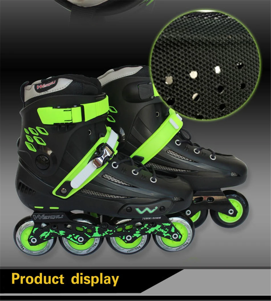 Роликовые коньки Профессиональные уличные скольжение слалом Quad Skate обувь Patines En Linea хорошие как Seba роликовые коньки для взрослых IA60